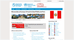Desktop Screenshot of peru.campusvirtualsp.org