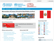 Tablet Screenshot of peru.campusvirtualsp.org